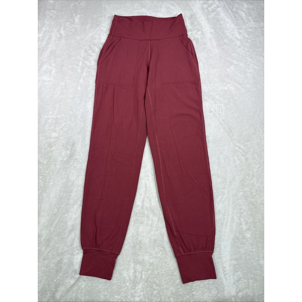 Lululemon Align Jogger Size 2 High Rise Black  LW5DH6S Pockets  Full Length